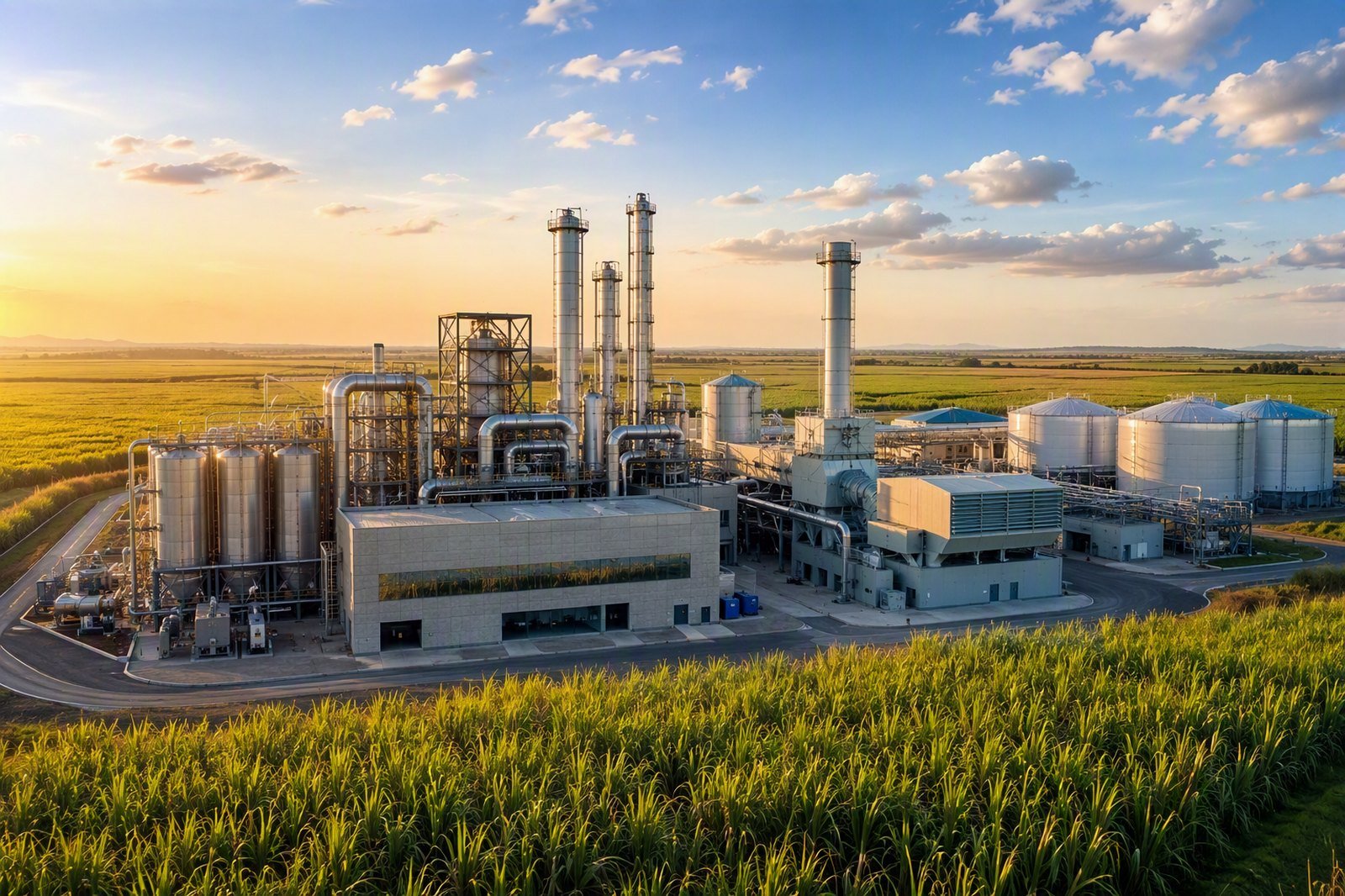 Biomass to energy plant with pyrolysis reactors and combined cycle gas turbine